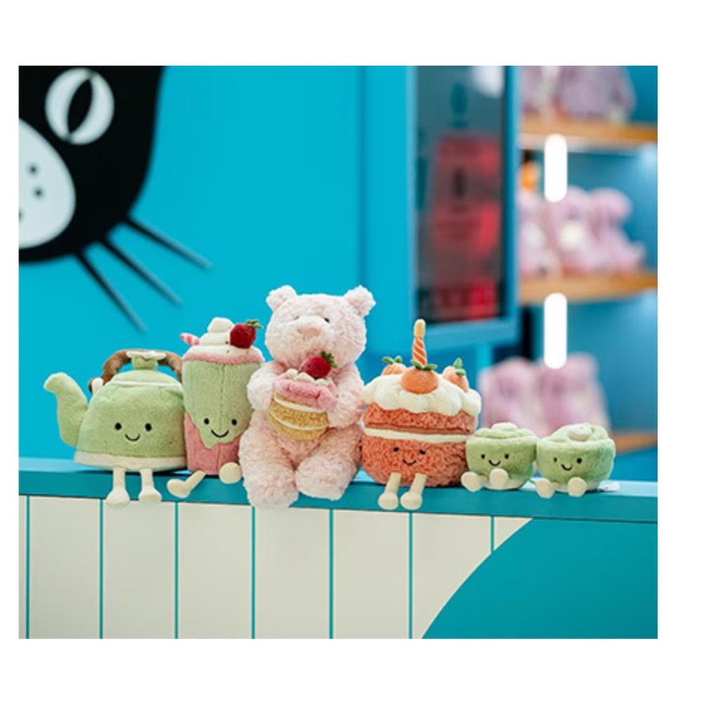 SPRING SALE🌷 NWT SHANGHAI Exclusive Vividdy Teapot Jellycat 🫖 - Picture 8 of 12